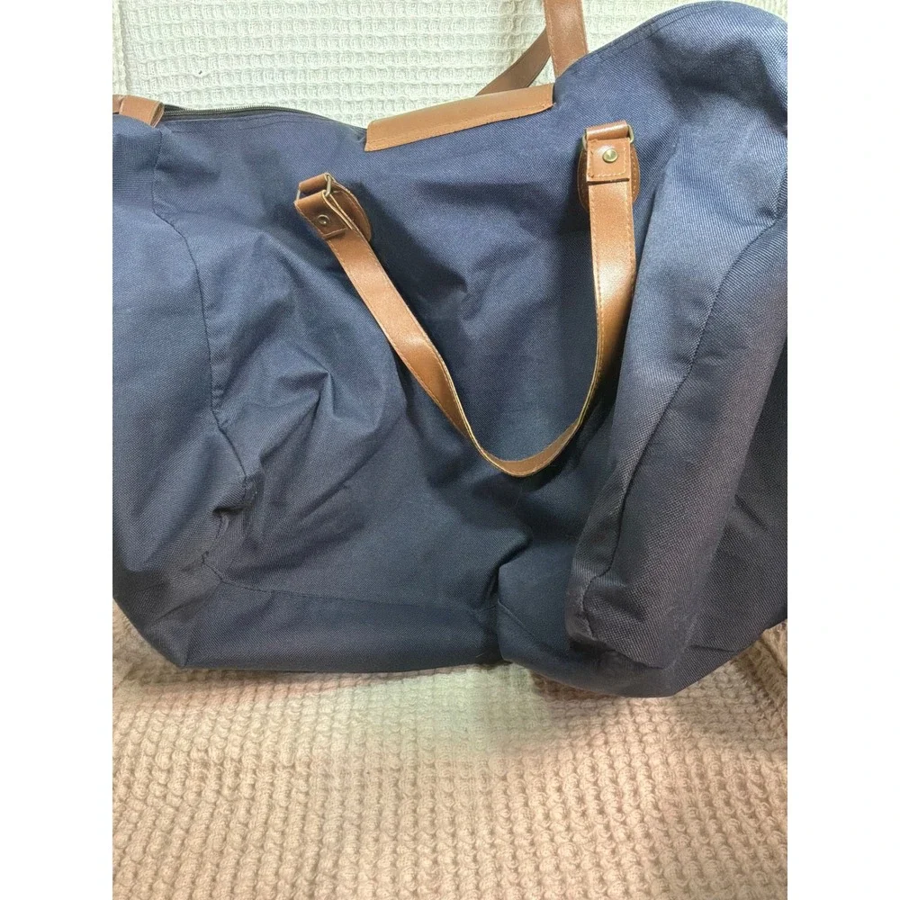 Vintage Unisex Disney Adventure Gear Pooh Duffle Bag Large Blue Plaid